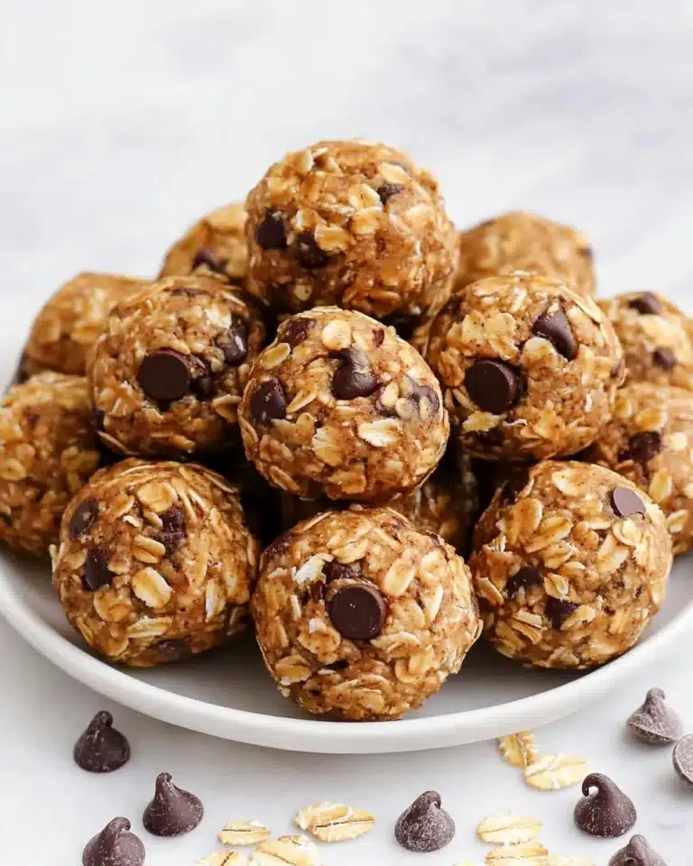 Oatmeal Peanut Butter Protein Balls Recipe
