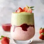 Iced Strawberry Milk Matcha Latte Recipe