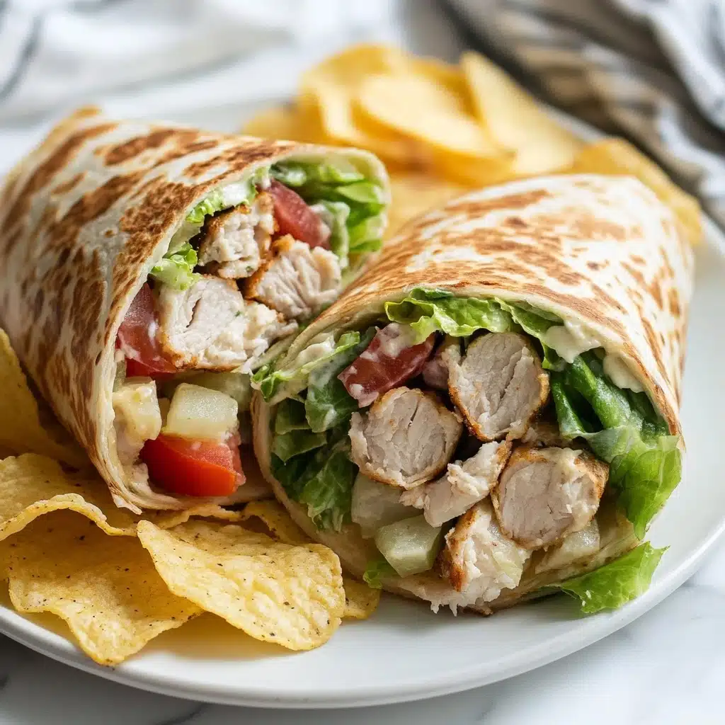 Chicken Caesar Wrap Recipe - Recipe Image