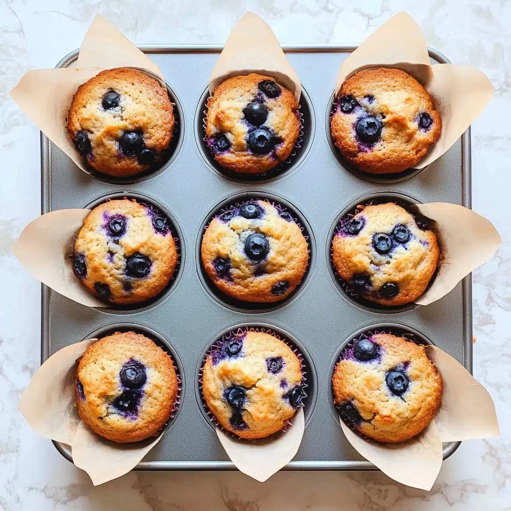 Cottage Cheese Blueberry Muffins Recipe - Recipe Image