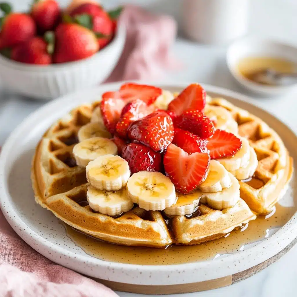 High Protein Waffles Recipe - Recipe Image