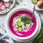 10-Minute Cold Beet Soup (Cold Borscht) Recipe