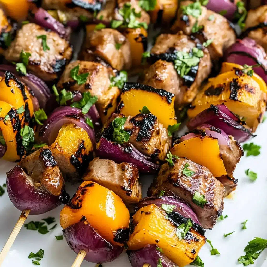 Honey Garlic Chicken Kabobs Recipe - Recipe Image