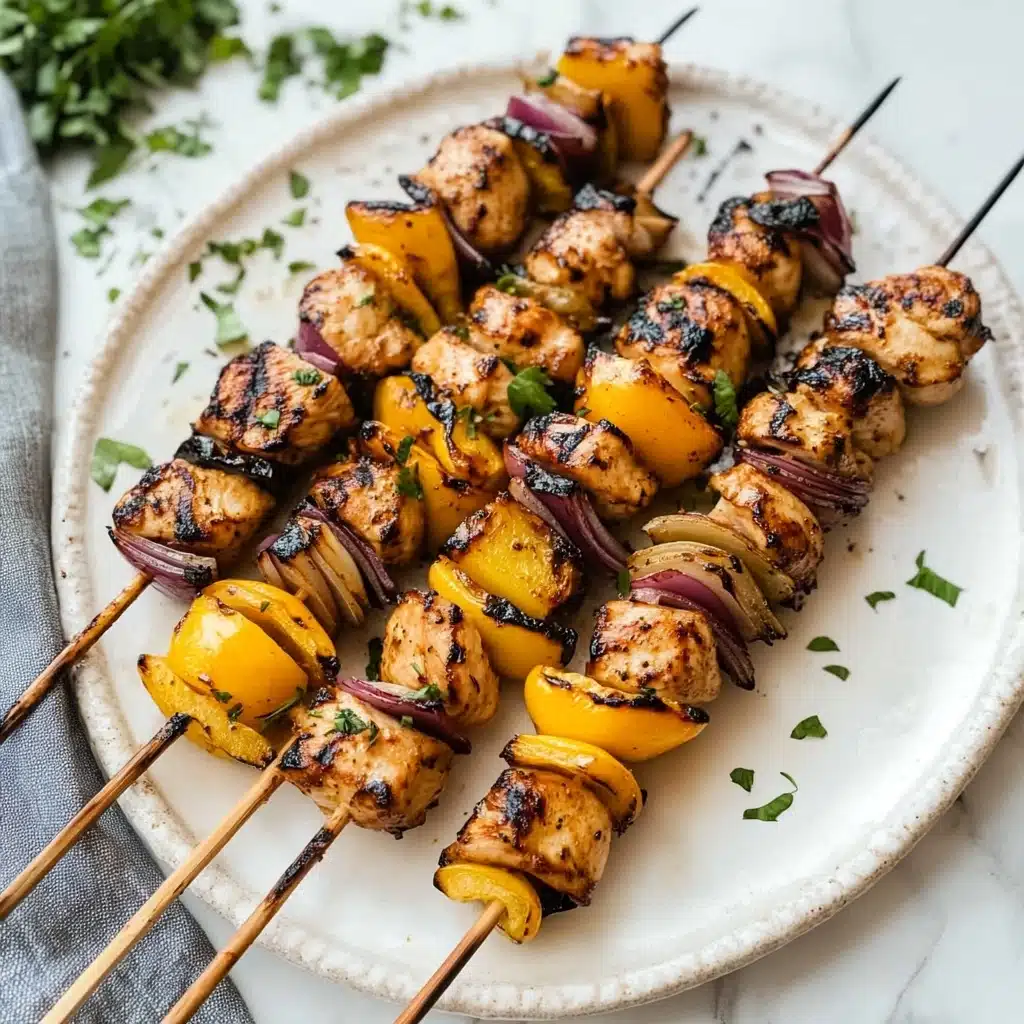 Honey Garlic Chicken Kabobs Recipe - Recipe Image