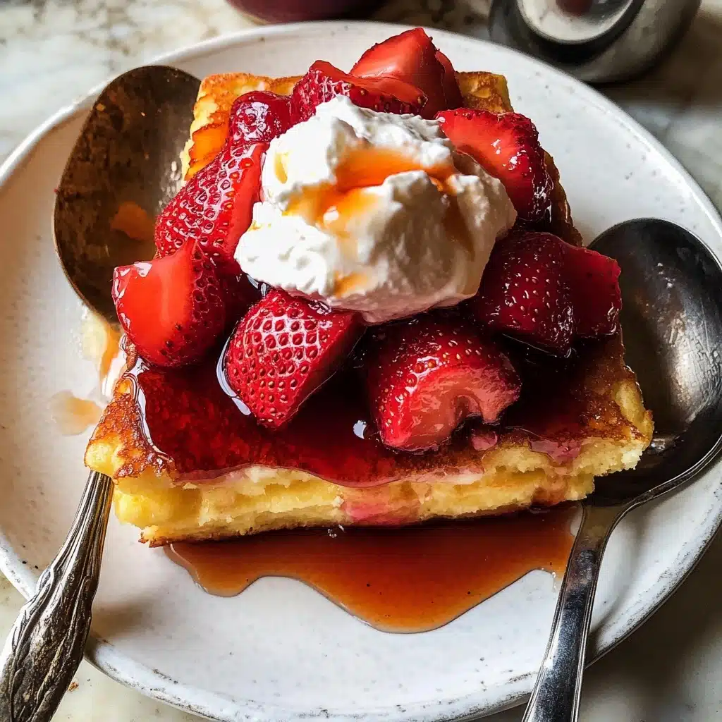 Hot Strawberry Jam Dutch Baby Recipe - Recipe Image