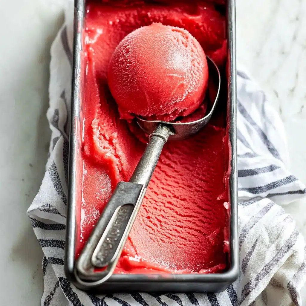 Easy Watermelon Sorbet Recipe - Recipe Image