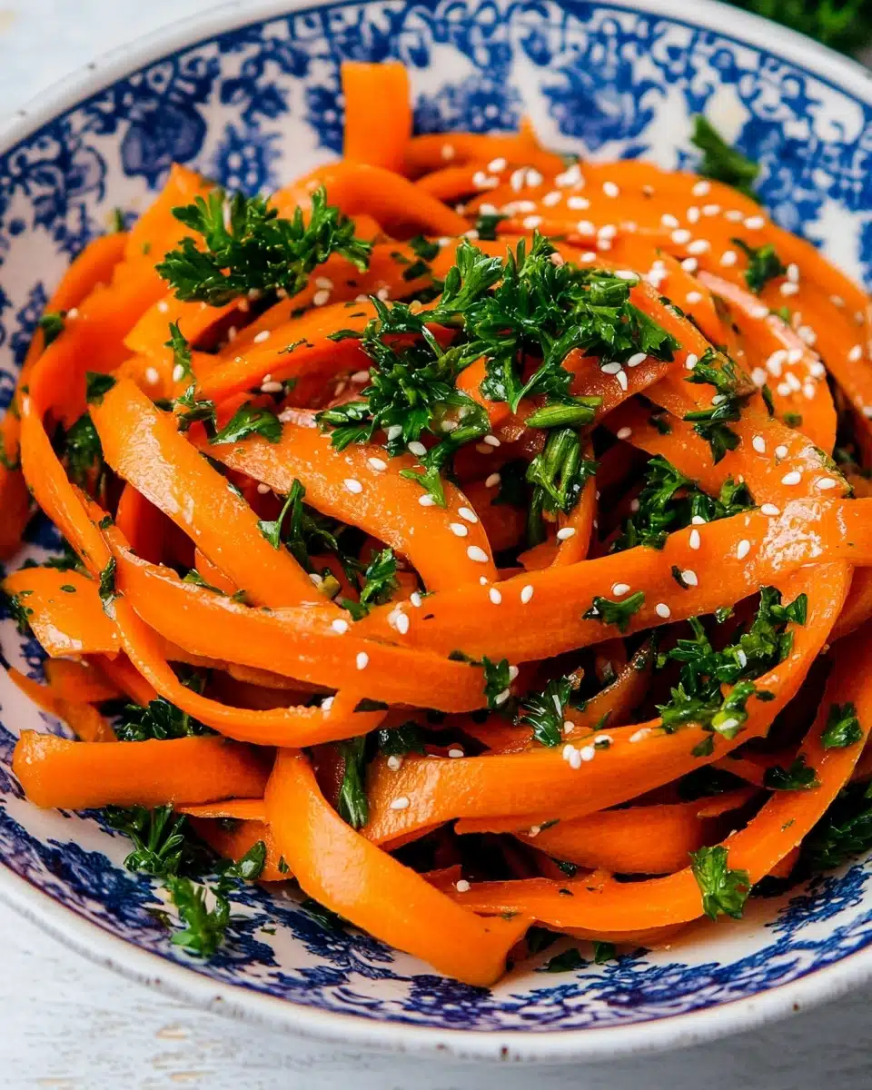 Carrot Ribbon Salad Recipe