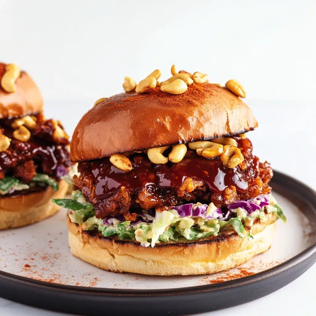 BBQ Jackfruit Sandwiches with Avocado Slaw Recipe - Recipe Image