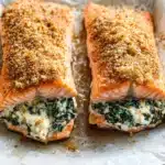 Feta Stuffed Salmon Recipe