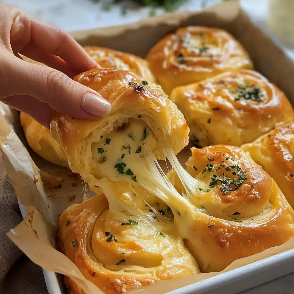 Buttery Cheese Garlic Rolls Recipe - Recipe Image