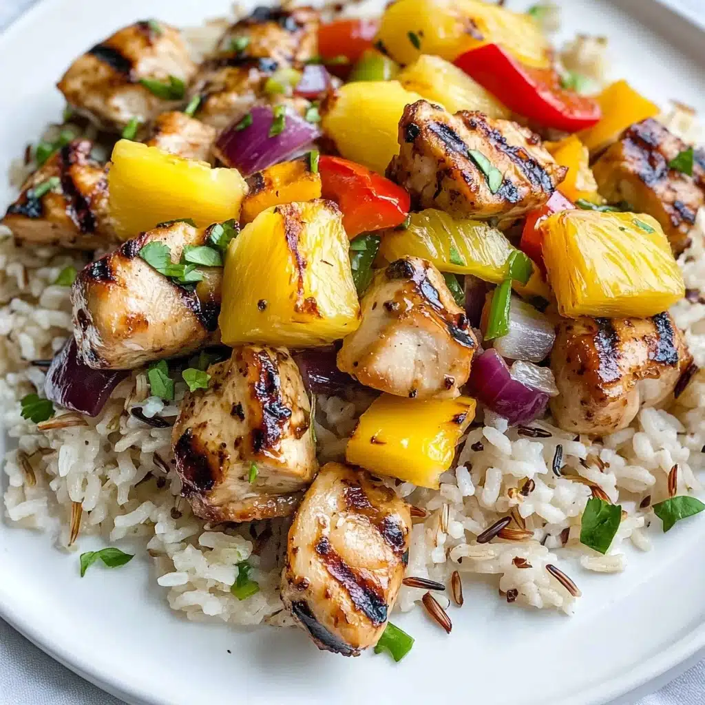 Pineapple Chicken Kabobs Recipe - Recipe Image