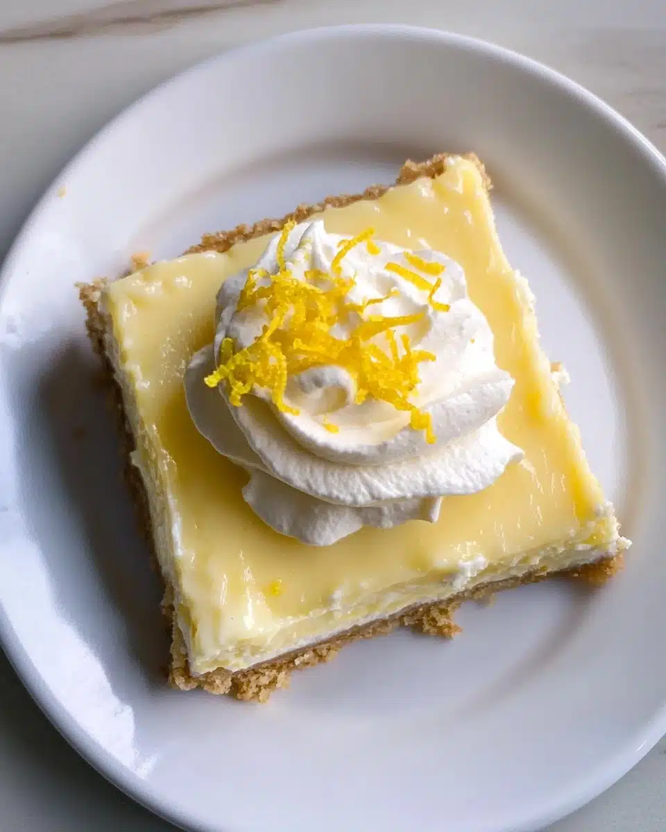 No-Bake Lemon Cheesecake Bars Recipe