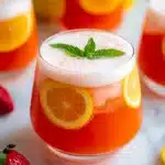 Strawberry Lemonade Recipe (Mocktail or Cocktail) Recipe