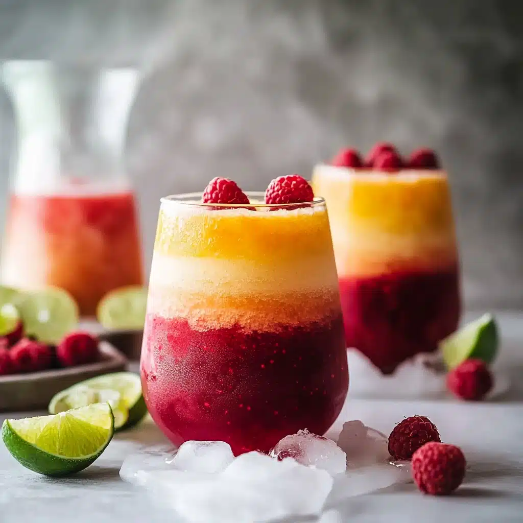 Raspberry Mango Daiquiris Recipe - Recipe Image