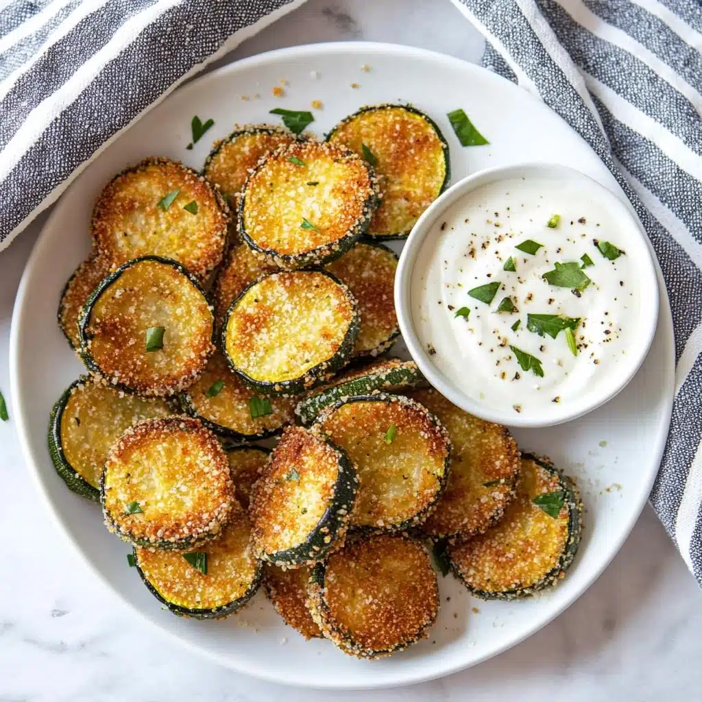 Pan Fried Zucchini Chips Recipe - Recipe Image