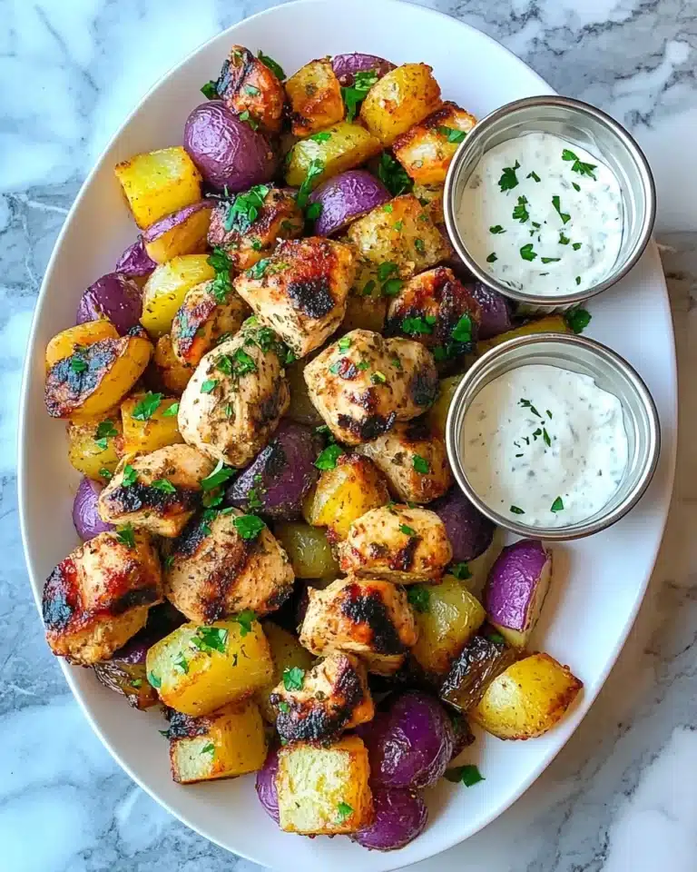 Nashville Hot Chicken & Potato Skewers Recipe
