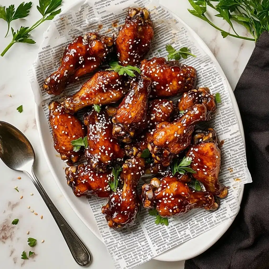 Sticky Gochujang Chicken Wings Recipe - Recipe Image