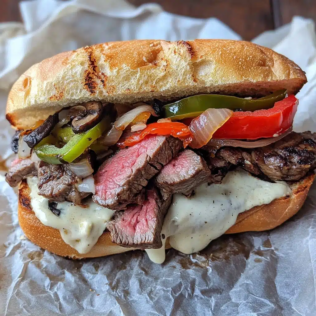 Grilled Cheesesteak Sandwich Recipe - Recipe Image