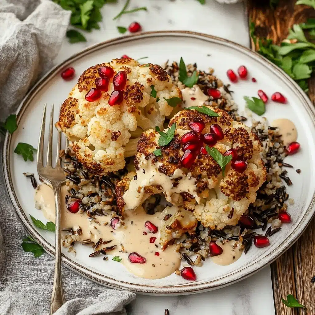 Whole Roasted Cauliflower Recipe - Recipe Image
