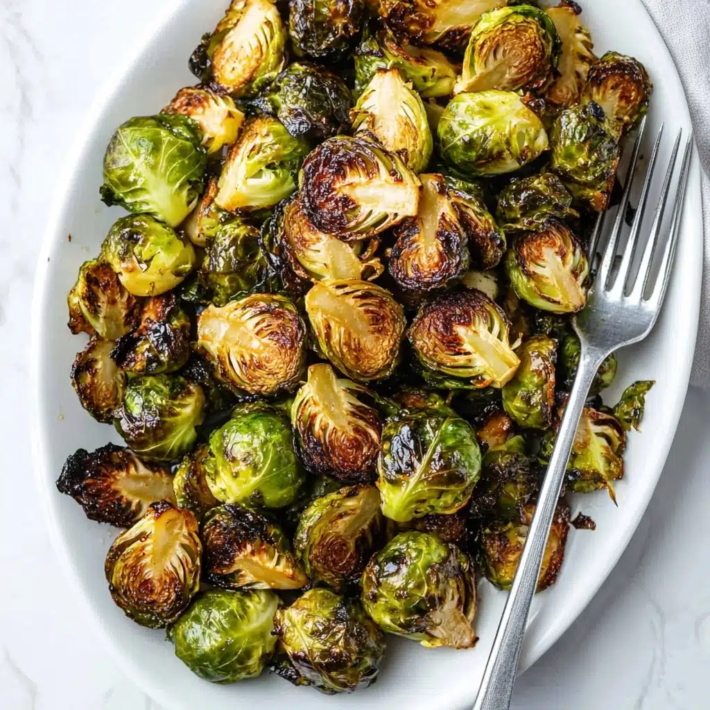 Balsamic Glazed Roasted Brussel Sprouts Recipe - Recipe Image