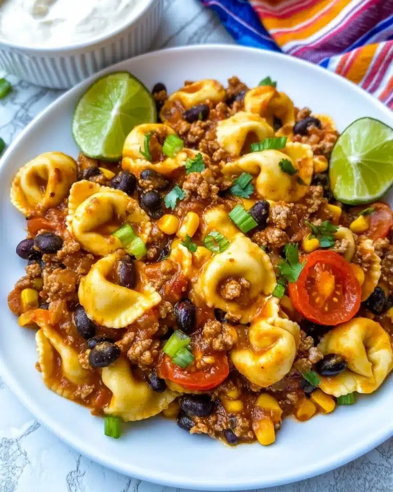 Taco Tortellini Skillet Recipe