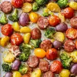 Sheet Pan Sausage & Veggies Recipe