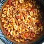 Chili Mac in the Slow Cooker Recipe