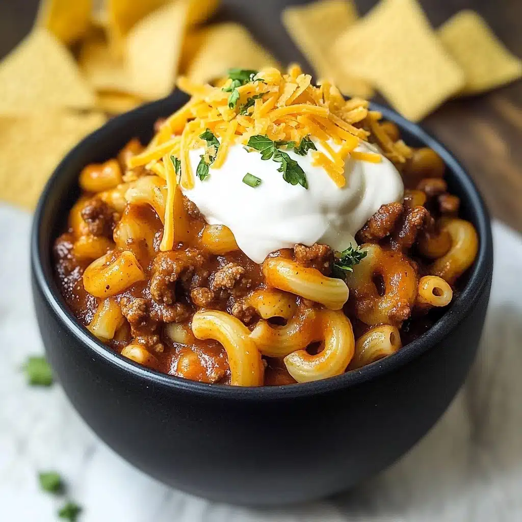Chili Mac in the Slow Cooker Recipe - Recipe Image