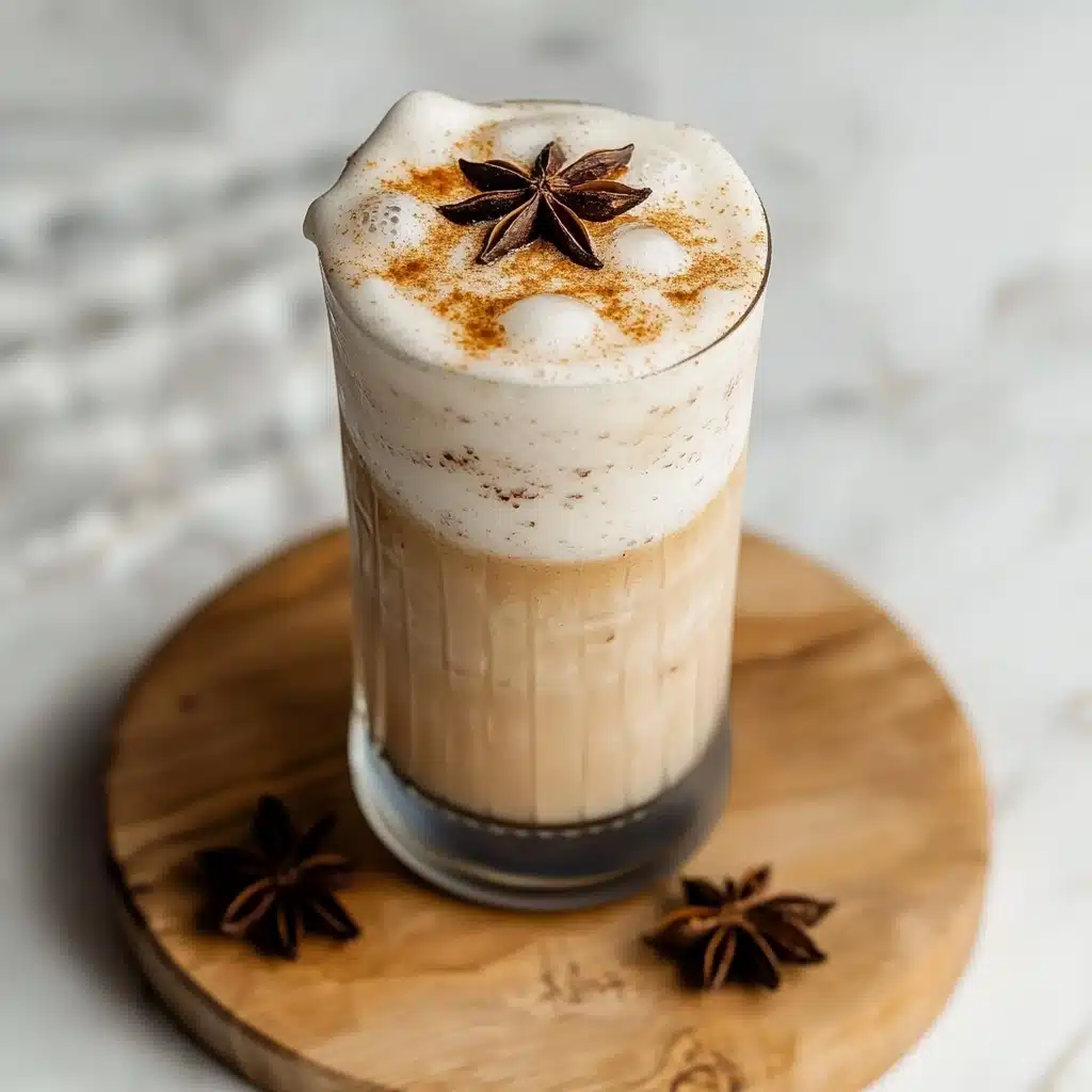 Iced Chai Latte with Pumpkin Cold Foam Recipe - Recipe Image