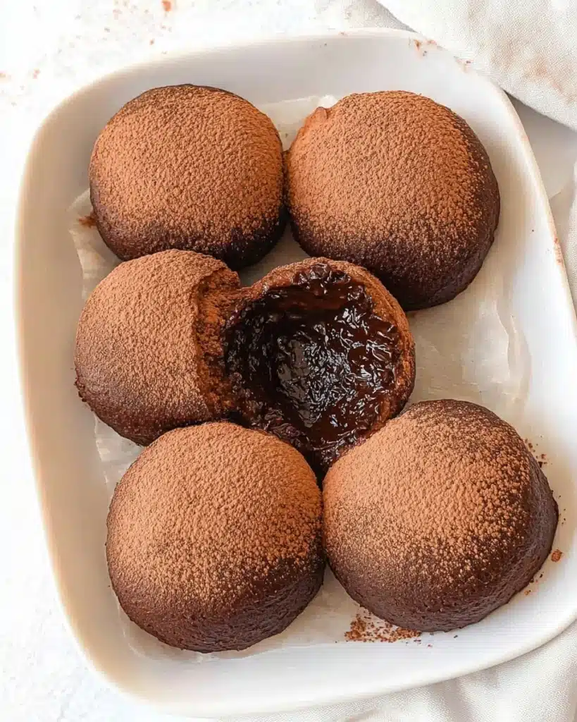 Chocolate Ganache-filled Mochi Recipe