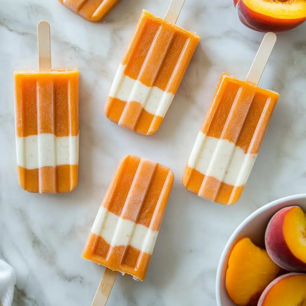 3-Ingredient Healthy Peach Creamsicles Recipe - Recipe Image