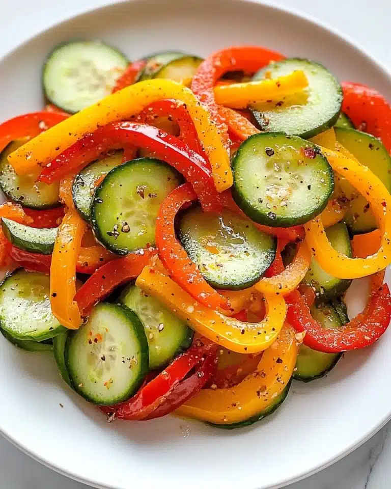 Viral Cucumber and Sweet Pepper Salad Recipe