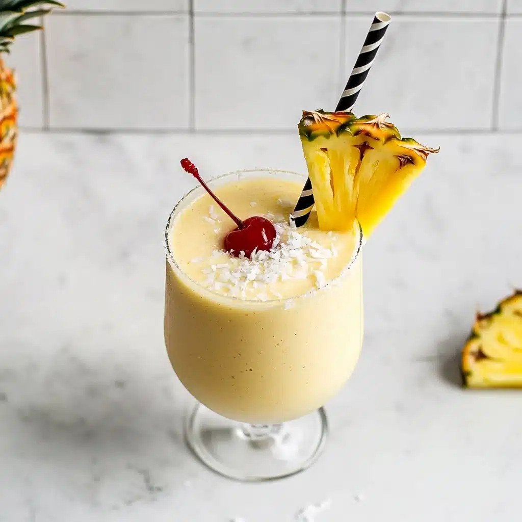 Piña Colada Milkshake Recipe - Recipe Image