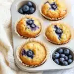 Cottage Cheese Blueberry Muffins Recipe