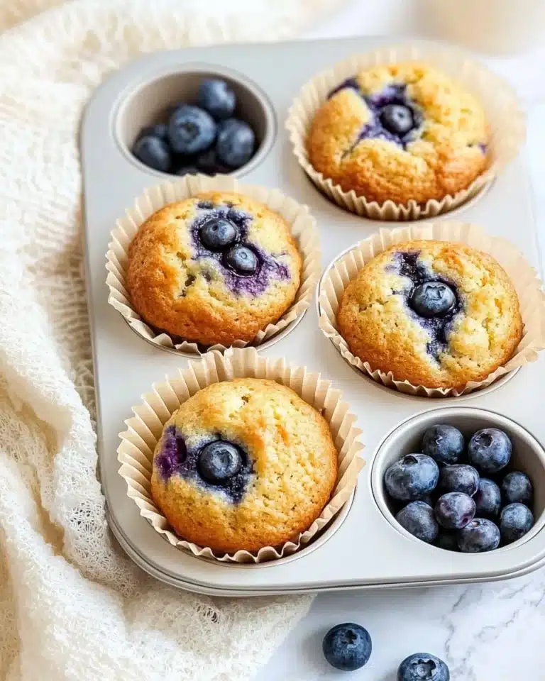 Cottage Cheese Blueberry Muffins Recipe