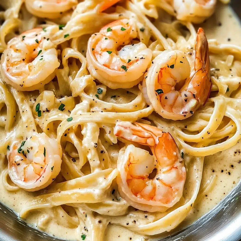 Creamy Garlic Shrimp Pasta Recipe - Recipe Image