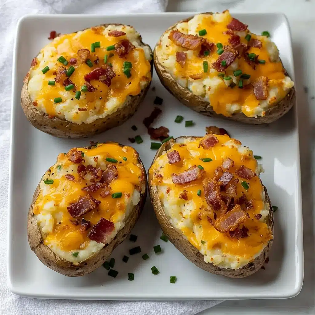 Hearty Breakfast Twice Baked Potato Recipe - Recipe Image