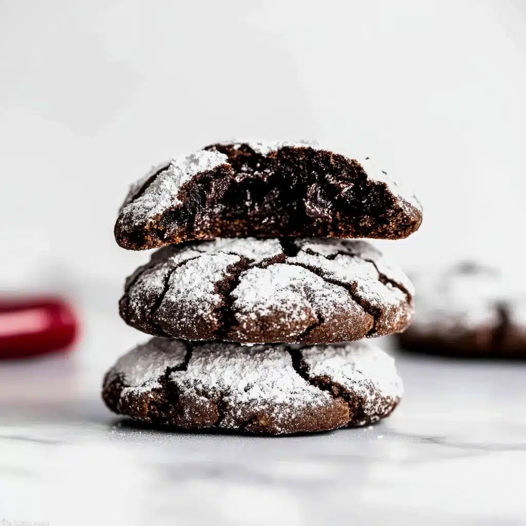 Double Chocolate Crinkle Cookies Recipe - Recipe Image