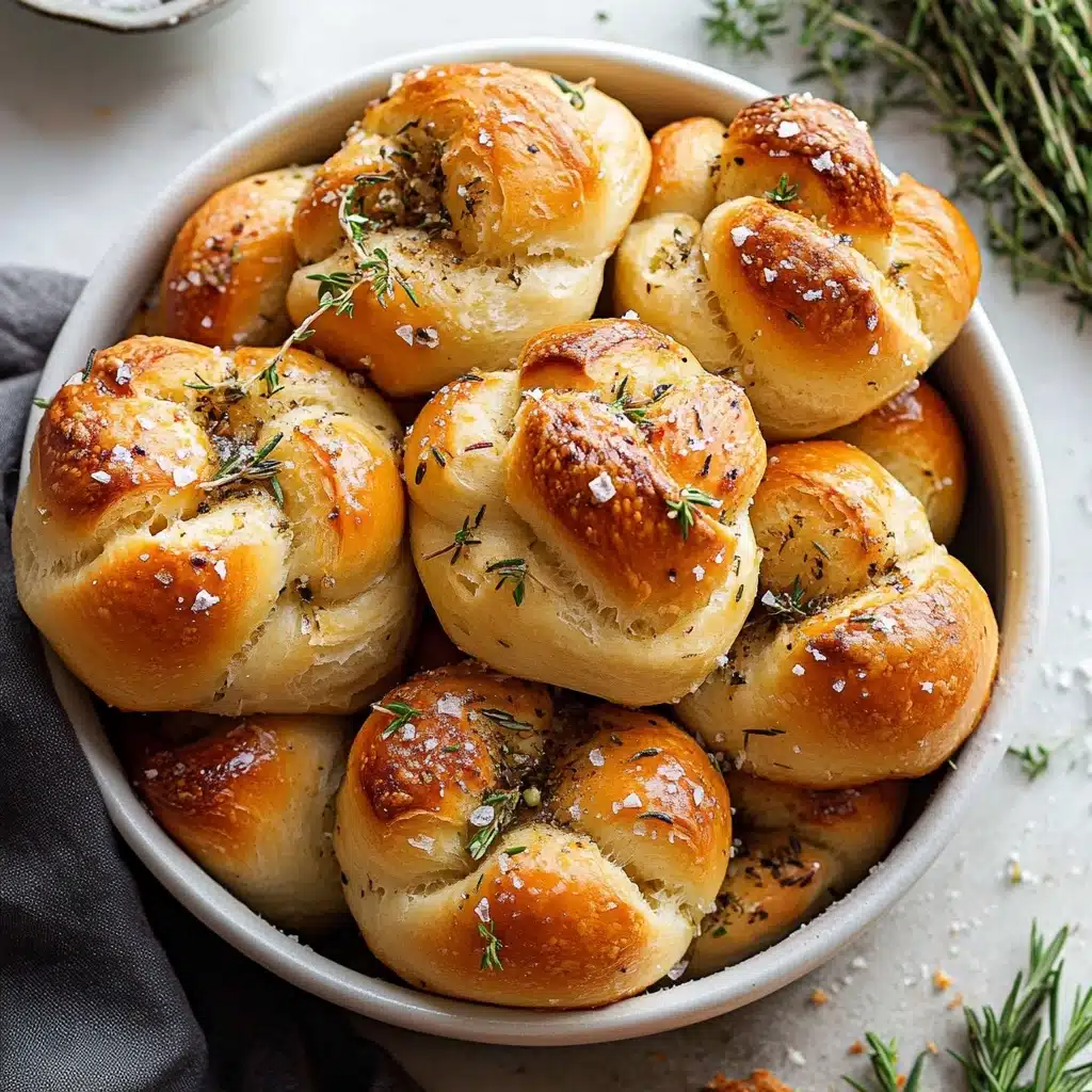 Easy Garlic Rosemary Focaccia Muffins Recipe - Recipe Image