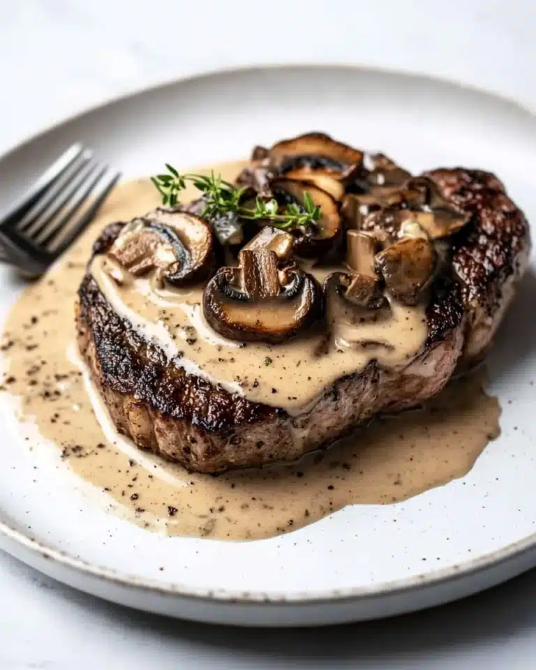 Mushroom Sauce for Steak Recipe
