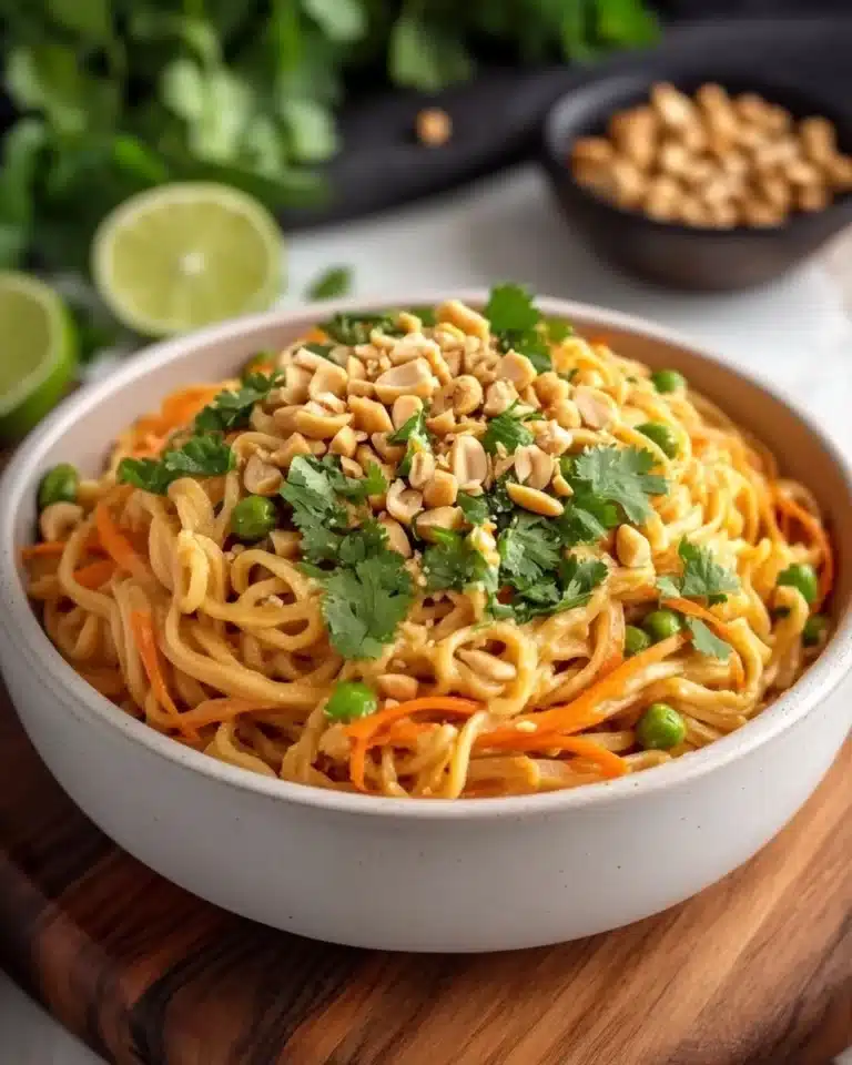 Spicy Peanut Fusion Noodles Recipe