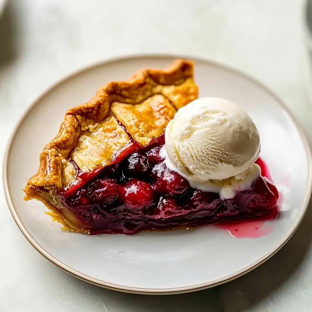 Homemade Cherry Pie Recipe - Recipe Image