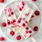 Raspberry Yogurt Popsicles Recipe