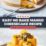 No Bake Mango Cheesecake Recipe