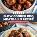 Slow Cooker Barbecue Meatballs Recipe