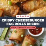 Cheeseburger Egg Rolls Recipe