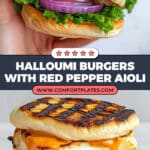 Halloumi Burger (with Smoky Red Pepper Aioli) Recipe