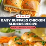Sheet Pan Buffalo Chicken Sliders Recipe