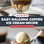 Frozen Coffee Dalgona Ice Cream Recipe