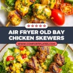 Air Fryer Old Bay Chicken Skewers Recipe
